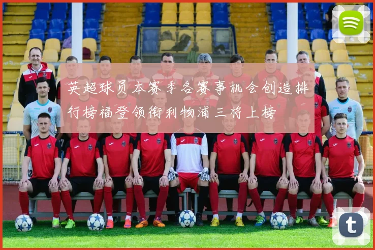 英超球员本赛季各赛事机会创造排行榜福登领衔利物浦三将上榜